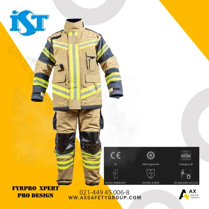 لباس آتش نشانی برند IST مدل Xpert Pro Design