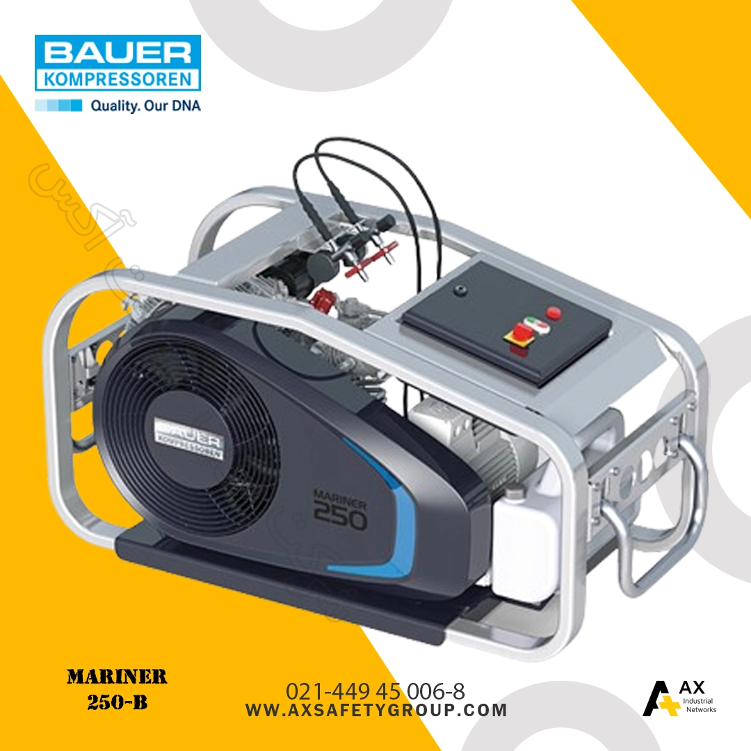 کمپرسور شارژ دستگاه تنفسی Bauer Mariner 250-B کمپرسور شارژ دستگاه تنفسی Bauer Mariner 250-B