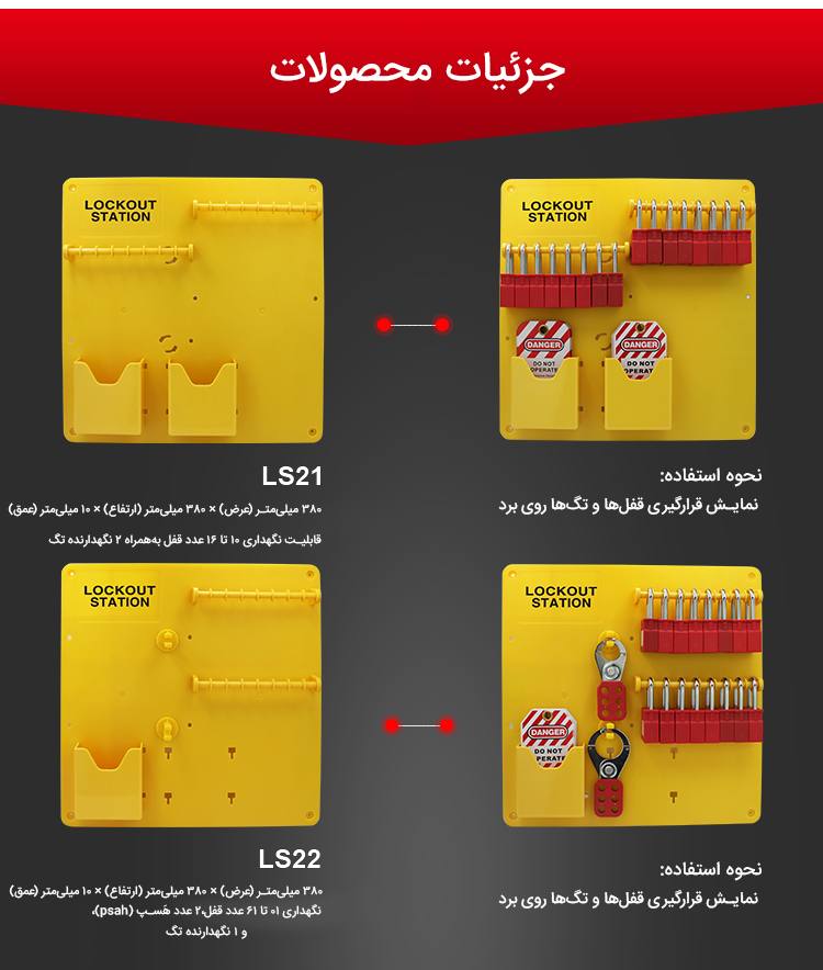 ایستگاه قفل ایمنی LS23 ایستگاه قفل ایمنی LS23