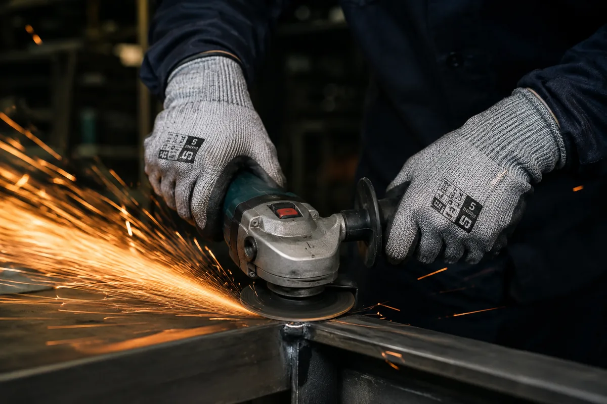 دستکش ضد ارتعاش گواهیدار مطابق استاندارد EN ISO 10819 برای کاهش انتقال ارتعاش به دست