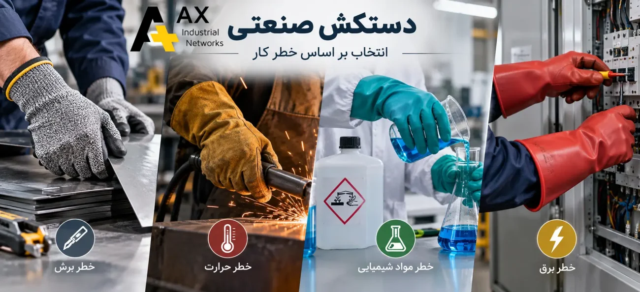 انتخاب دستکش صنعتی